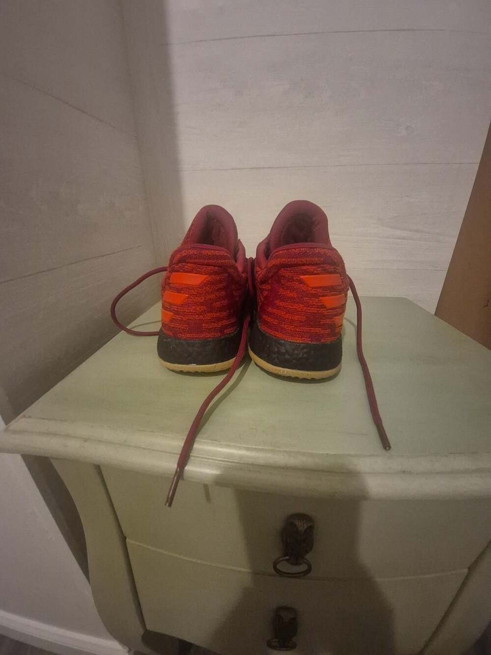 Adidas James Harden Vol. 3 Red Orange Basketball Sneakers